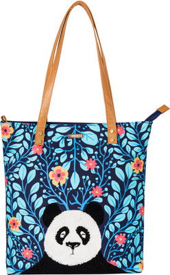 

Chumbak Women Casual Blue Cotton Tote