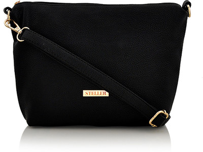 

Steller Women Black PU Sling Bag
