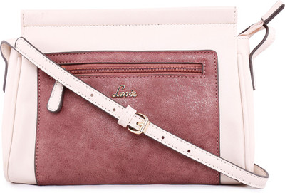 

Lavie Women Casual Pink PU Sling Bag