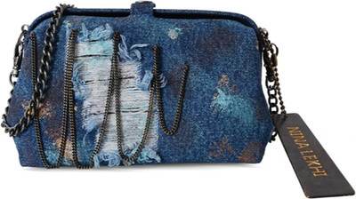 Baggit Women Blue PU Sling Bag