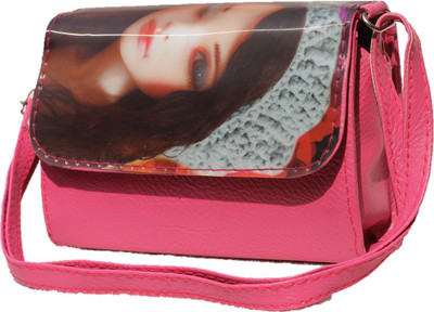 

tavin kart Women Casual Pink PU Sling Bag