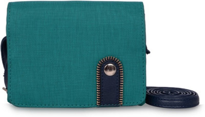 

Baggit Women Casual Blue PU Sling Bag