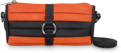 

Baggit Women Casual Orange PU Sling Bag