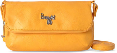 

Baggit Women Casual Yellow PU Sling Bag
