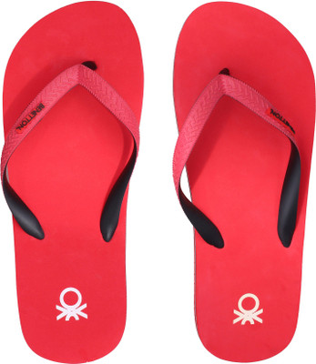 

United Colors of Benetton Flip Flops, Red