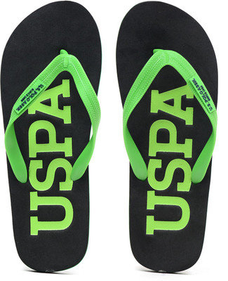 

U.S. Polo Assn Flip Flops, Black::green