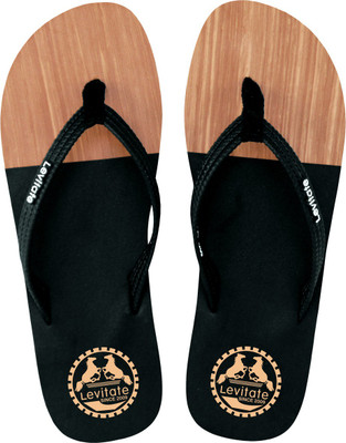

Levitate Dual Wood Flip Flops, Black wood