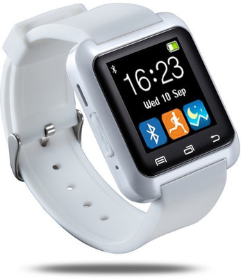 

VibeX ® U8 Upgrade Model Water-Proof Bluetooth Wrist Smart Watch Phone Mate Hands-Free Call White Smartwatch(White Strap Free Size)
