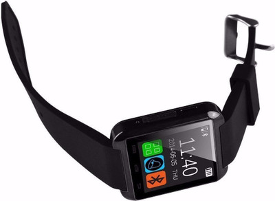 

VibeX ™ Mobile U8 Watch SmartWatch Bluetooth 3.0 Silicone Wristband Black Smartwatch(Black Strap Free Size)