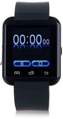 

VibeX ® Bluetooth 4.0 Smart Watch for Smartphones Black Smartwatch(Black Strap Free Size)