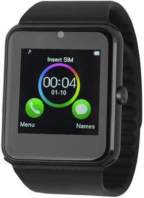 Wonder World ™ Intelligent Smart Watch GT08 Support SIM Slot TF Card Bluetooth smartwatch Black Smartwatch(Black Strap Free Size)