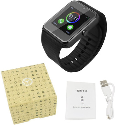 

Wonder World ® NFC Smart Watch Wrap Wrist Watch Mate Black Smartwatch(Black Strap Free Size)