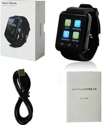 

VibeX ™ Discover Bluetooth Touch Screen Black Smartwatch(Black Strap Free Size)
