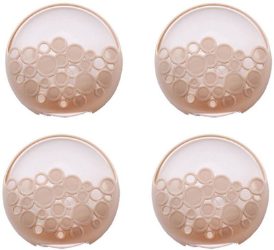 

SYGA Wall Mount Bathroom Accessories Hardware Soap Holder_Beige (Set Of 4)(Beige)