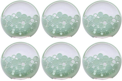 

SYGA Wall Mount Bathroom Accessories Hardware Soap Holder_Green (Set Of 6)(Green)