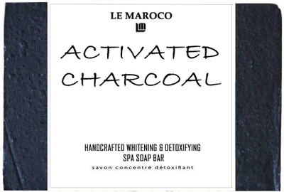

LE MAROCO ACTIVATED CHARCOAL HANDCRAFTED WHITENING & DETOXIFYING SPA SOAP BAR 100GM(100 g)