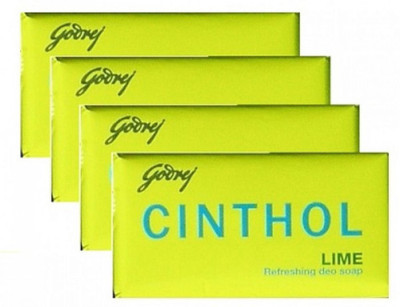 CINTHOL Lime Bath Soap(4 x 75 g)