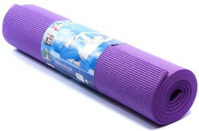 

FIRSTLIKE RUBBER YOGA MAT MEDIUM (Pack of 1 Purple) Purple 4 mm Yoga Mat