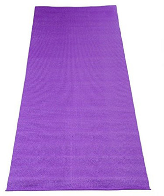 

Kuber Industries Yoga Mat Thick Anti Skid Washable Fitness Exercise Imported Non-Slip Surface (Purple) Code-YG27 Purple 6 mm Yoga Mat