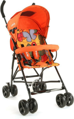 

LuvLap Tutti Frutti Baby Stroller Buggy (Orange) Stroller(4, Orange)