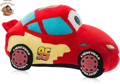 

Dimpy Stuff Plush toy- mcqueen - 40 cm(Red)
