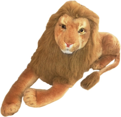 

kidoz kingdom BIG LION STUFF TOY - 38 cm(Brown)