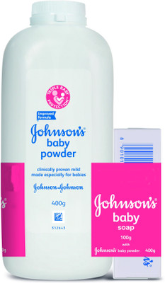 

Johnson's Baby Powder with Baby Soap(400 g)