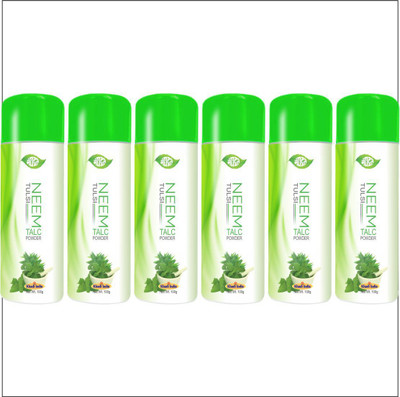 

KHADI MEGHDOOT AYURVEDIC NEEM TULSI TALC POWDER 100G PACK OF 6(600 g)