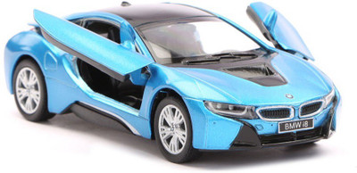

Kinsmart 5" 1:36 Scale BMW I8 Die-Cast Model Car from Flying Toyszer(Blue)
