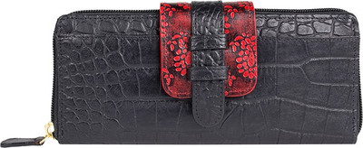 

Holii Women Casual Black Genuine Leather Wallet(8 Card Slots)