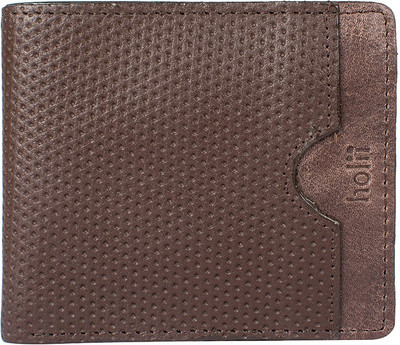 

Holii Men Brown Genuine Leather Wallet(4 Card Slots)