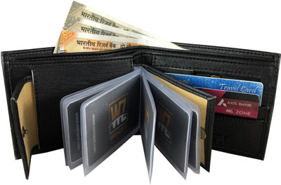 

Wenzest Boys Black Artificial Leather Wallet(10 Card Slots)