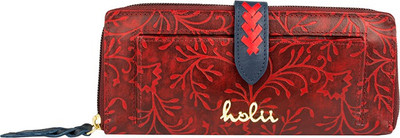 

Holii Women Casual Red Genuine Leather Wallet(4 Card Slots)