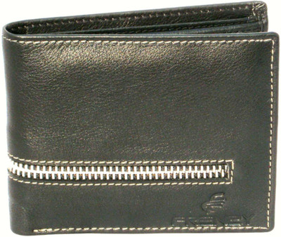 

FRENZY Men Black Genuine Leather Wallet(6 Card Slots)