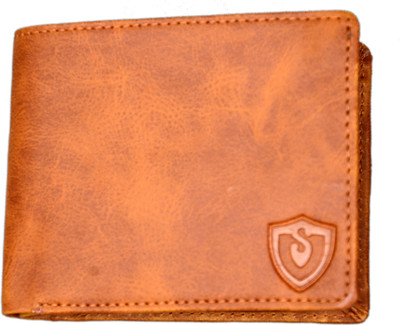 

Keviv Men Tan Genuine Leather Wallet(5 Card Slots)