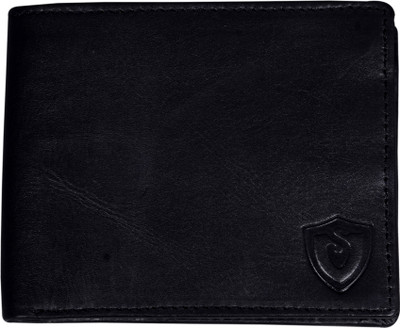

Keviv Men Black Genuine Leather Wallet(5 Card Slots)