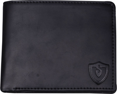 

Keviv Men Black Genuine Leather Wallet(5 Card Slots)