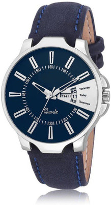 

Glaciar GL1023 New Day&Date Blue Leather Stylish Attractive Stylish Attractive Watch - For Men