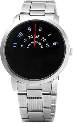 

JM SELLER Stylish Black Round Dial Steel Belt Fancy Men & Boys Watch Watch - For Boys
