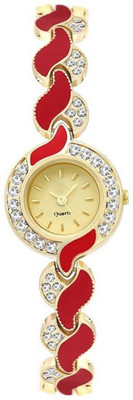 

iDIVAS Red Tone Attractive Designer With 1 year Warranty Watch - For Women