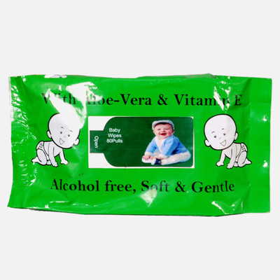

shanaz fashion GREEN BABY WIPES(80 Pieces)