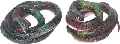 

Homeshopeez Mini Rubber Snake Gag/Prank Toy- Set of 2(Multicolor)