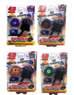 

Civil 4D System Metal Masters Fury Beyblade Pack of 4 Combo (Multicolor)(Multicolor)