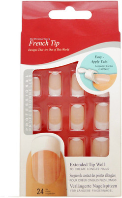 

One Personal Care Squared Oval French Tip Enhancement SQ-C | #DIY Cream Beige(Pack of 12)