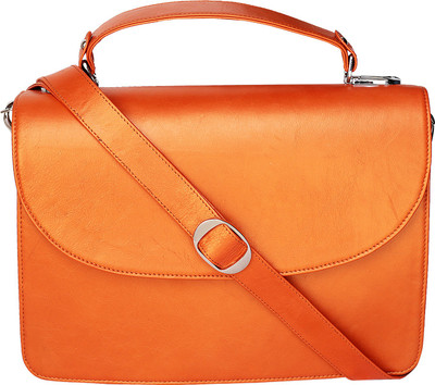 

Bagged for Good BFG006B200BLK Messenger Bag(Orange, 10 inch)