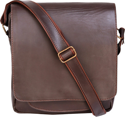 

Bagged for Good BFG011BRW Sling Bag(Brown, 10 inch)