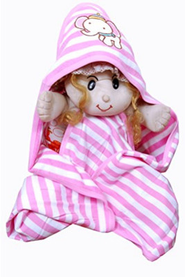 

Guru Kripa Baby Products Cotton 2000 GSM Bath Towel(Pink), Light pink