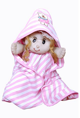 

Guru Kripa Baby Products Cotton 200 GSM Bath Towel(Pink)