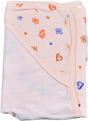 

Harsha Terry 350 GSM Bath, Face Towel Set(Orange)