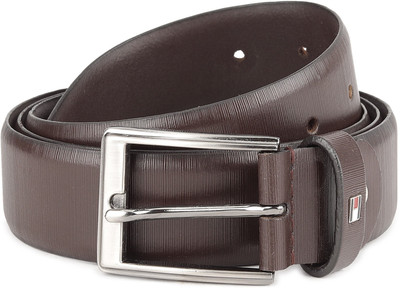 

Tommy Hilfiger Men Casual Brown Genuine Leather Belt, Tan